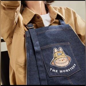 Pop Mart Labubu The Monster Denim Apron Bag